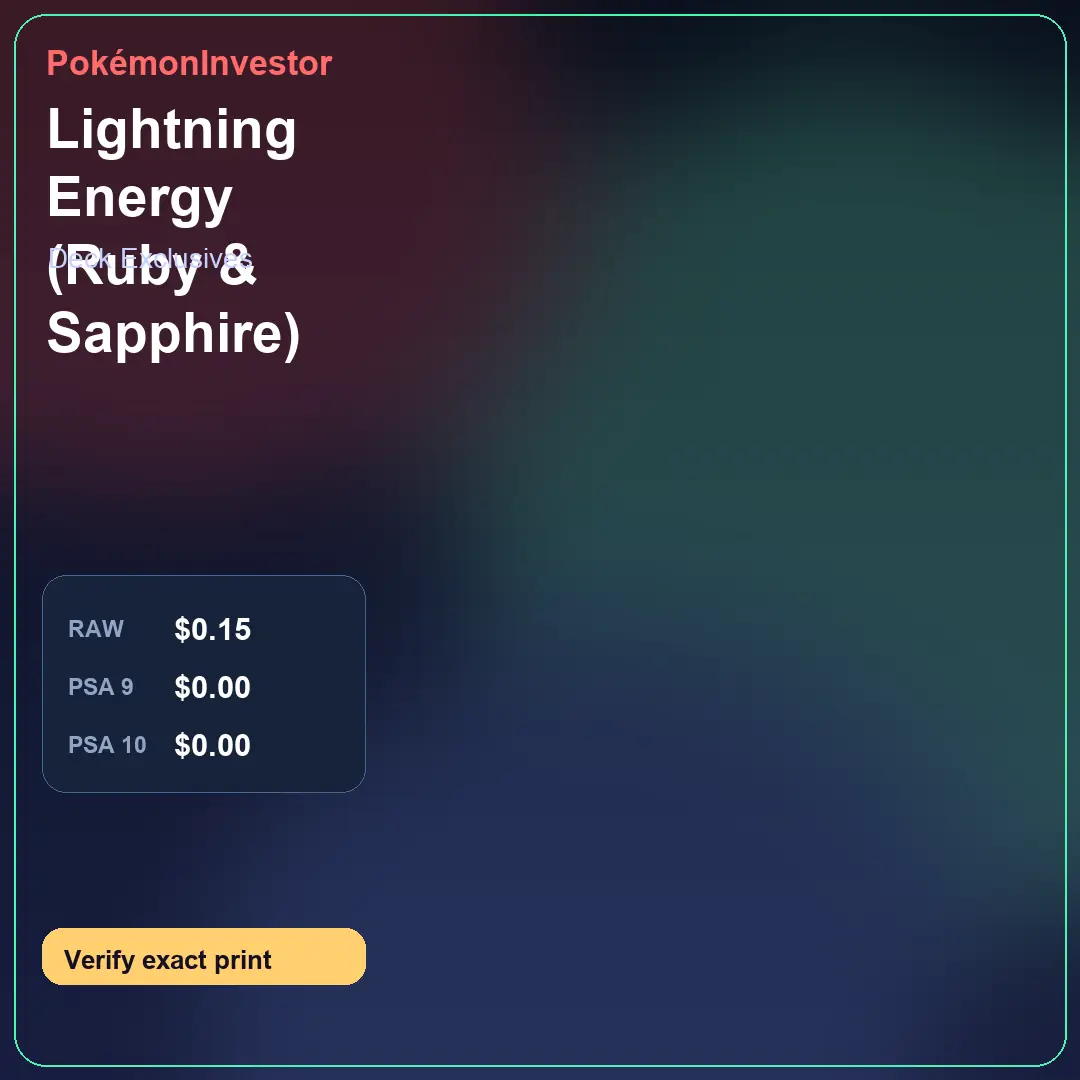 Card research image for Lightning Energy (Ruby & Sapphire)