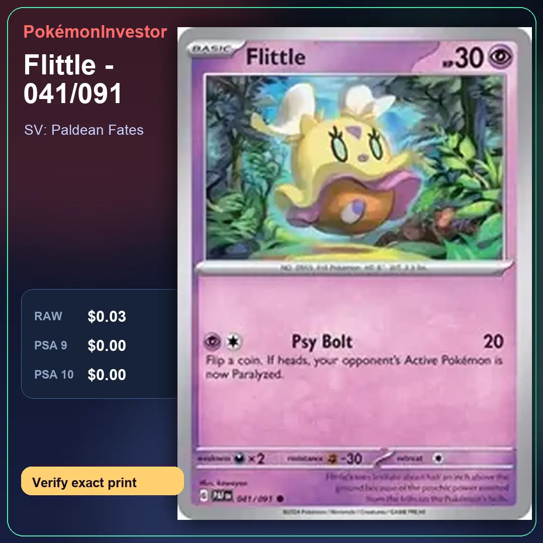 Card research image for Flittle - 041/091