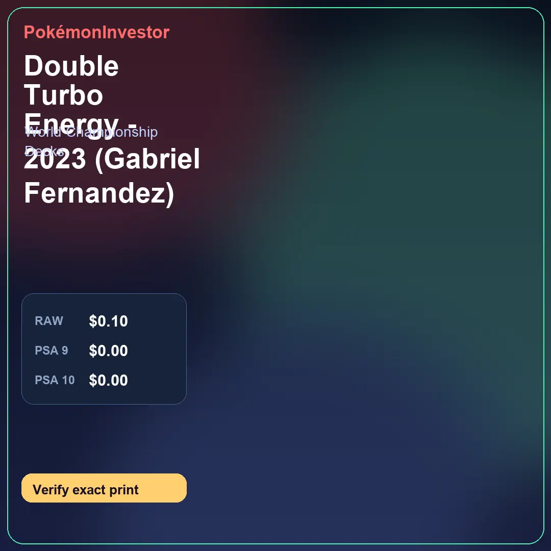 Card research image for Double Turbo Energy - 2023 (Gabriel Fernandez)