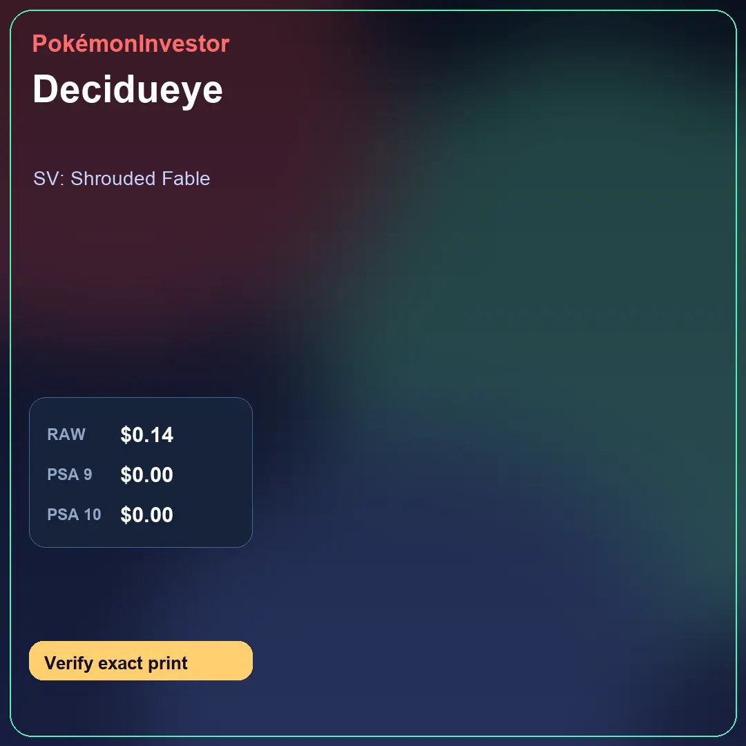 Card research image for Decidueye
