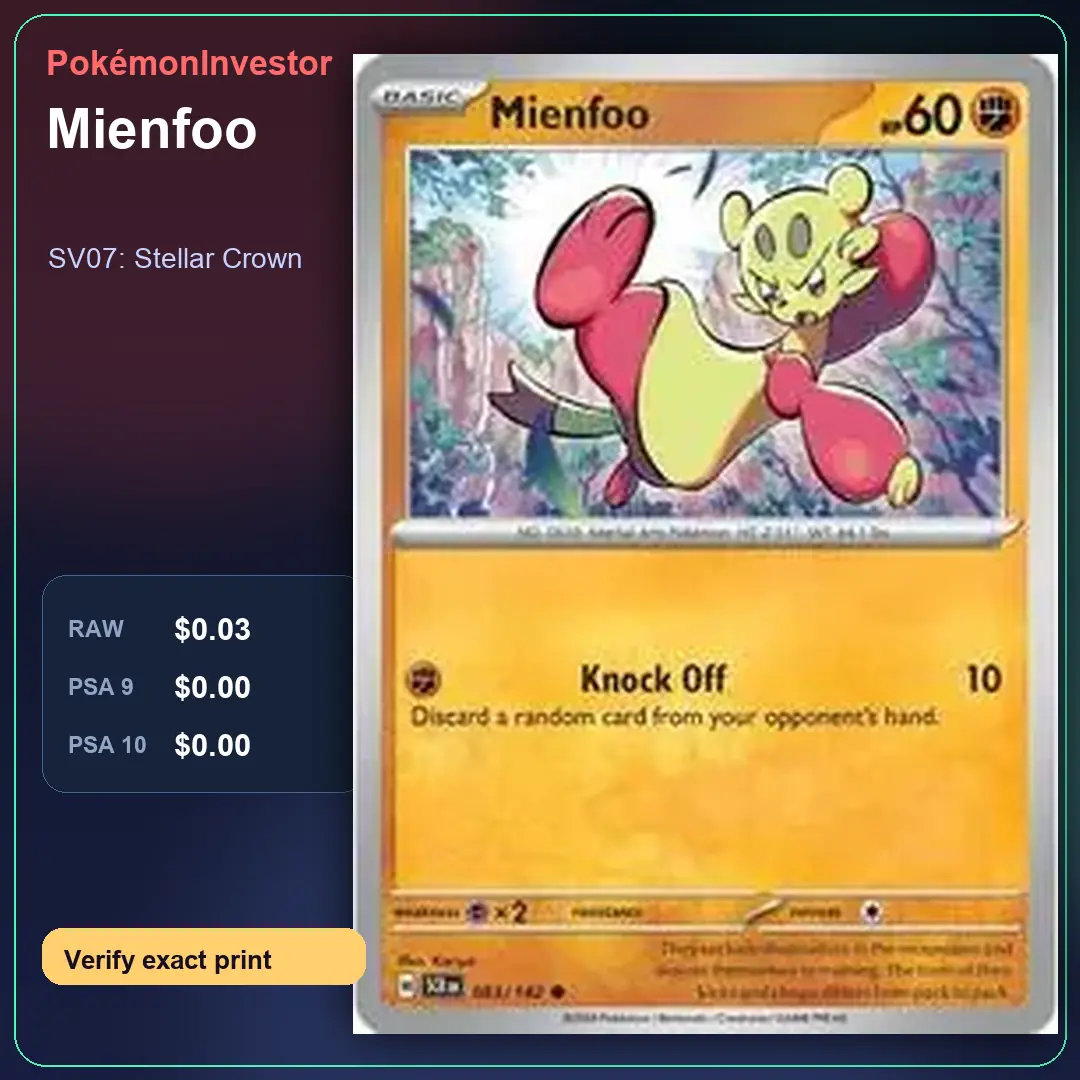 Card research image for Mienfoo