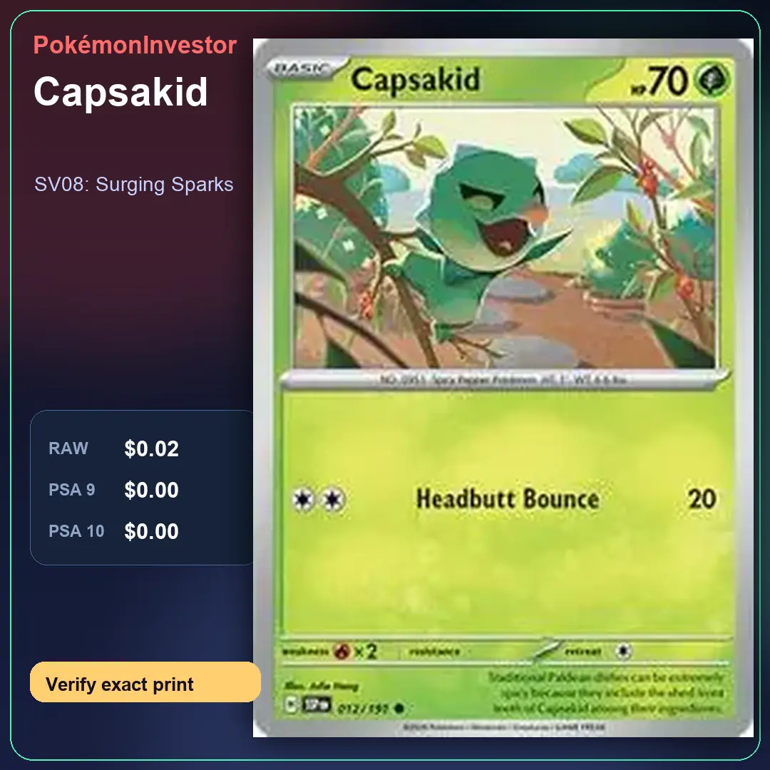 Card research image for Capsakid
