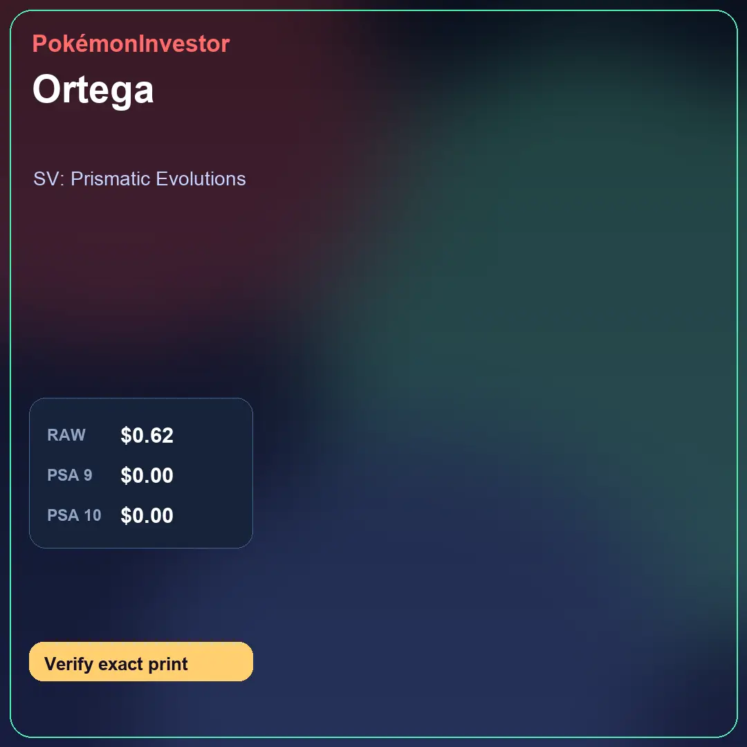 Card research image for Ortega