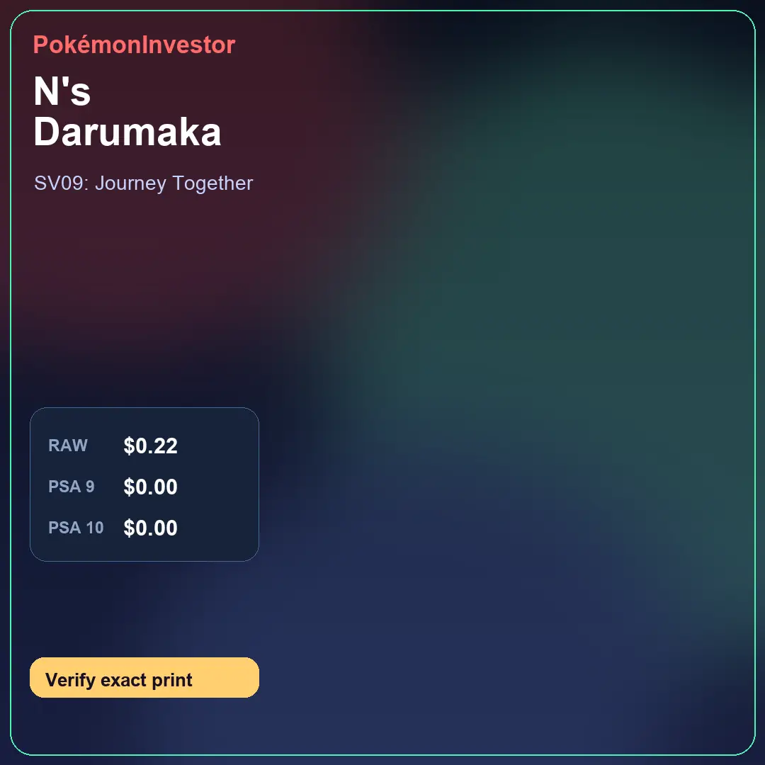 Card research image for N's Darumaka