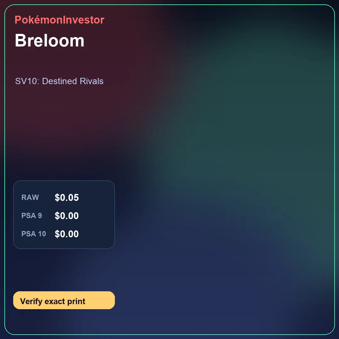 Card research image for Breloom