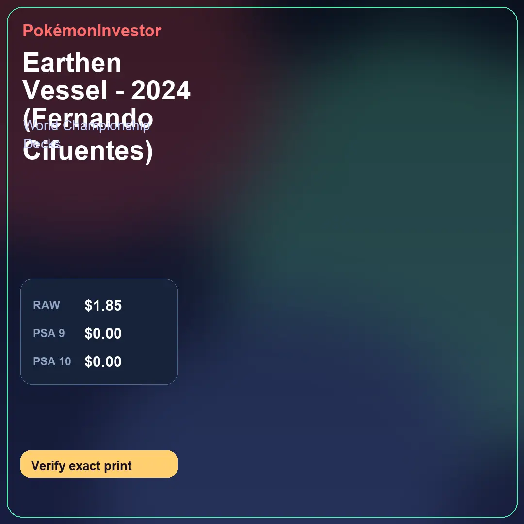 Card research image for Earthen Vessel - 2024 (Fernando Cifuentes)