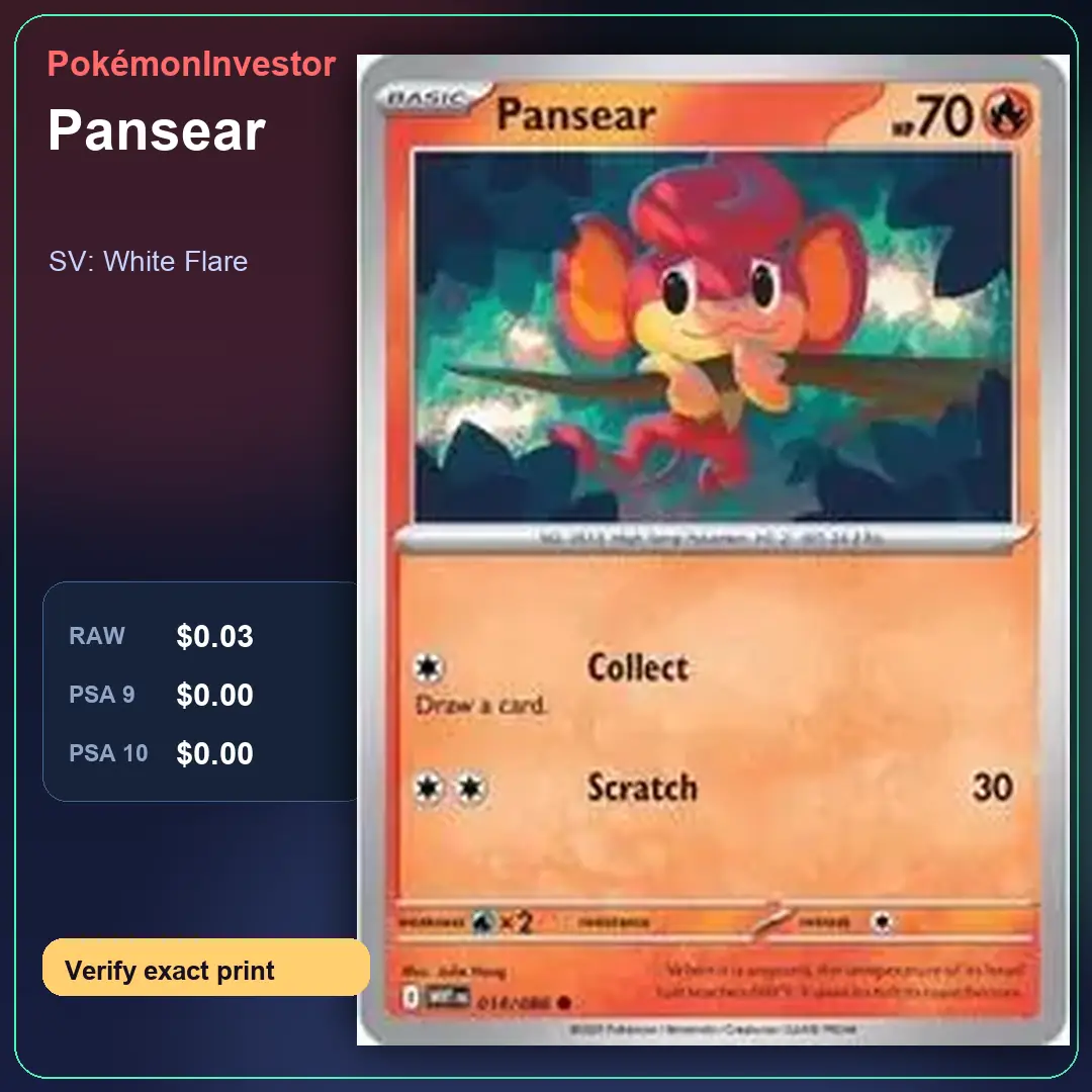 Card research image for Pansear