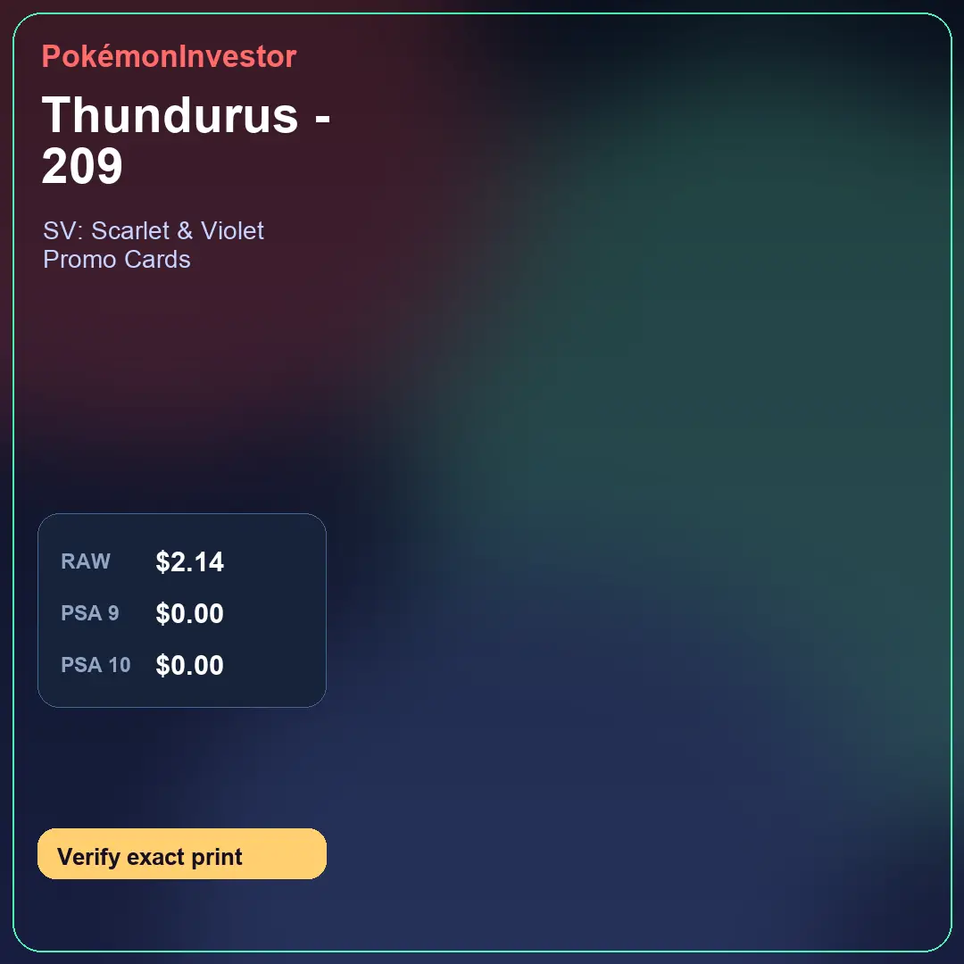 Card research image for Thundurus - 209