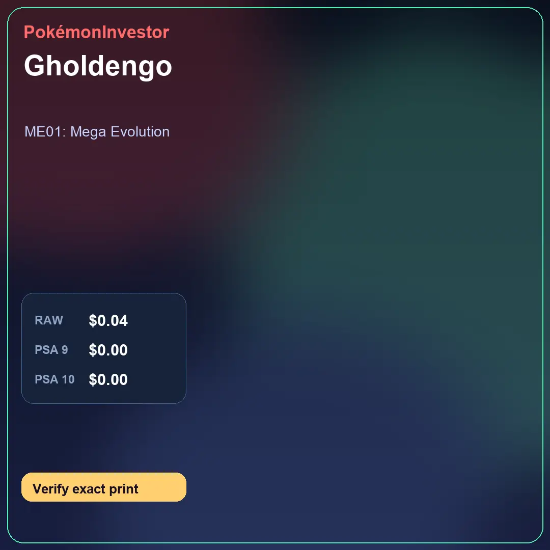 Card research image for Gholdengo