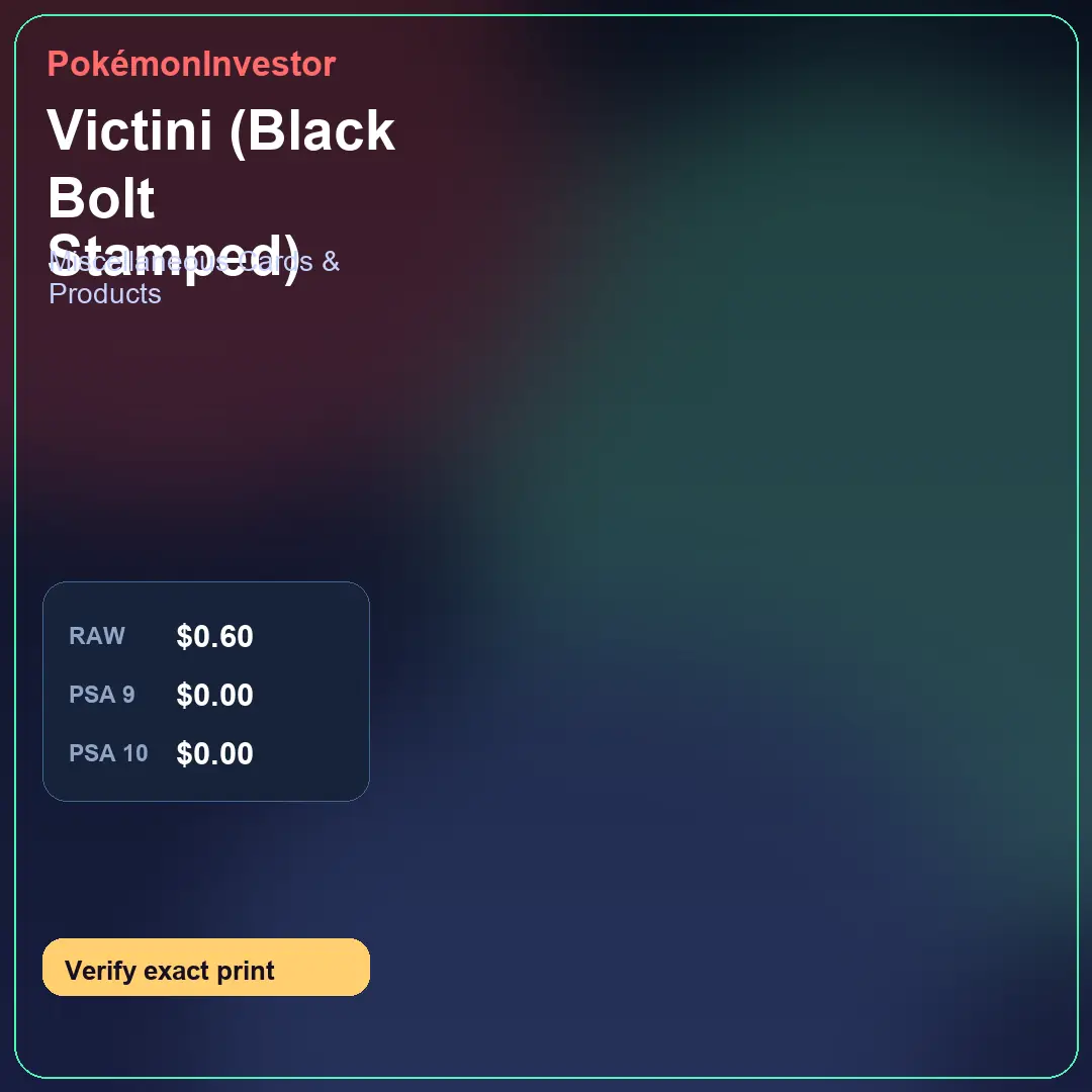 Card research image for Victini (Black Bolt Stamped)