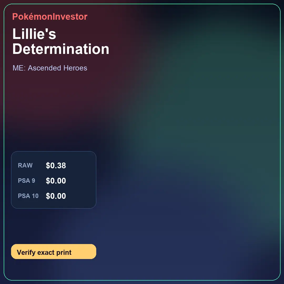Card research image for Lillie's Determination