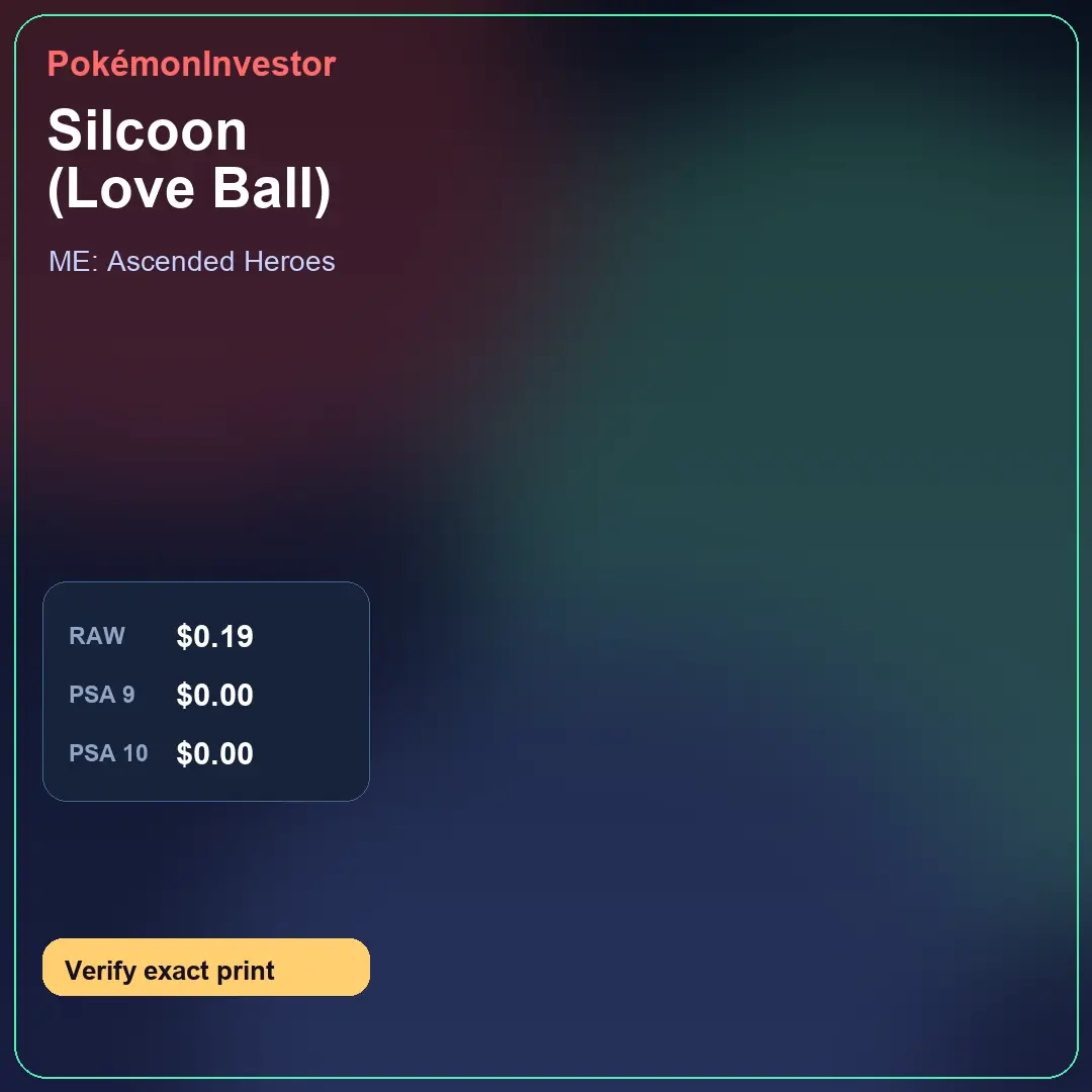 Card research image for Silcoon (Love Ball)