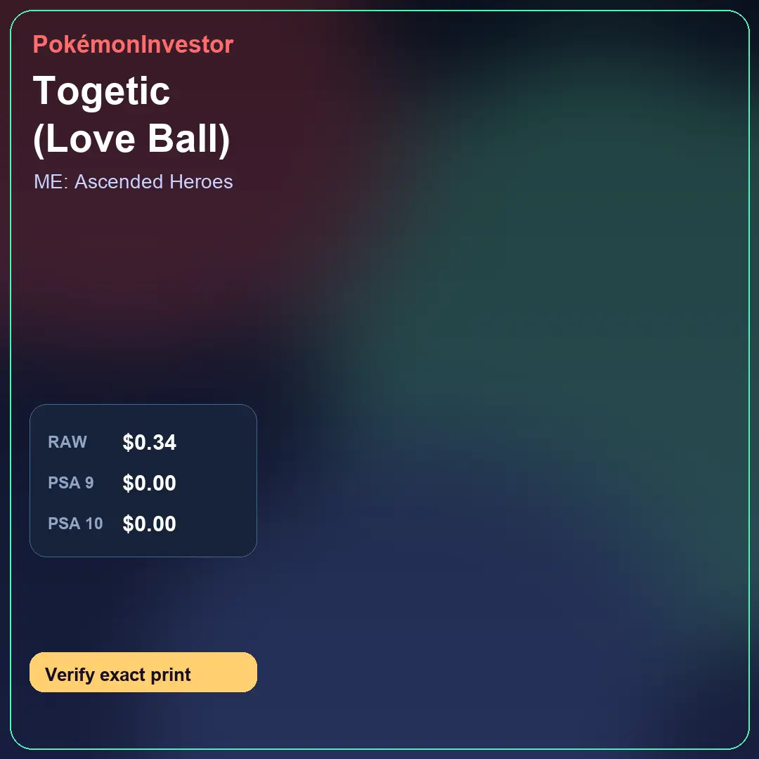 Card research image for Togetic (Love Ball)