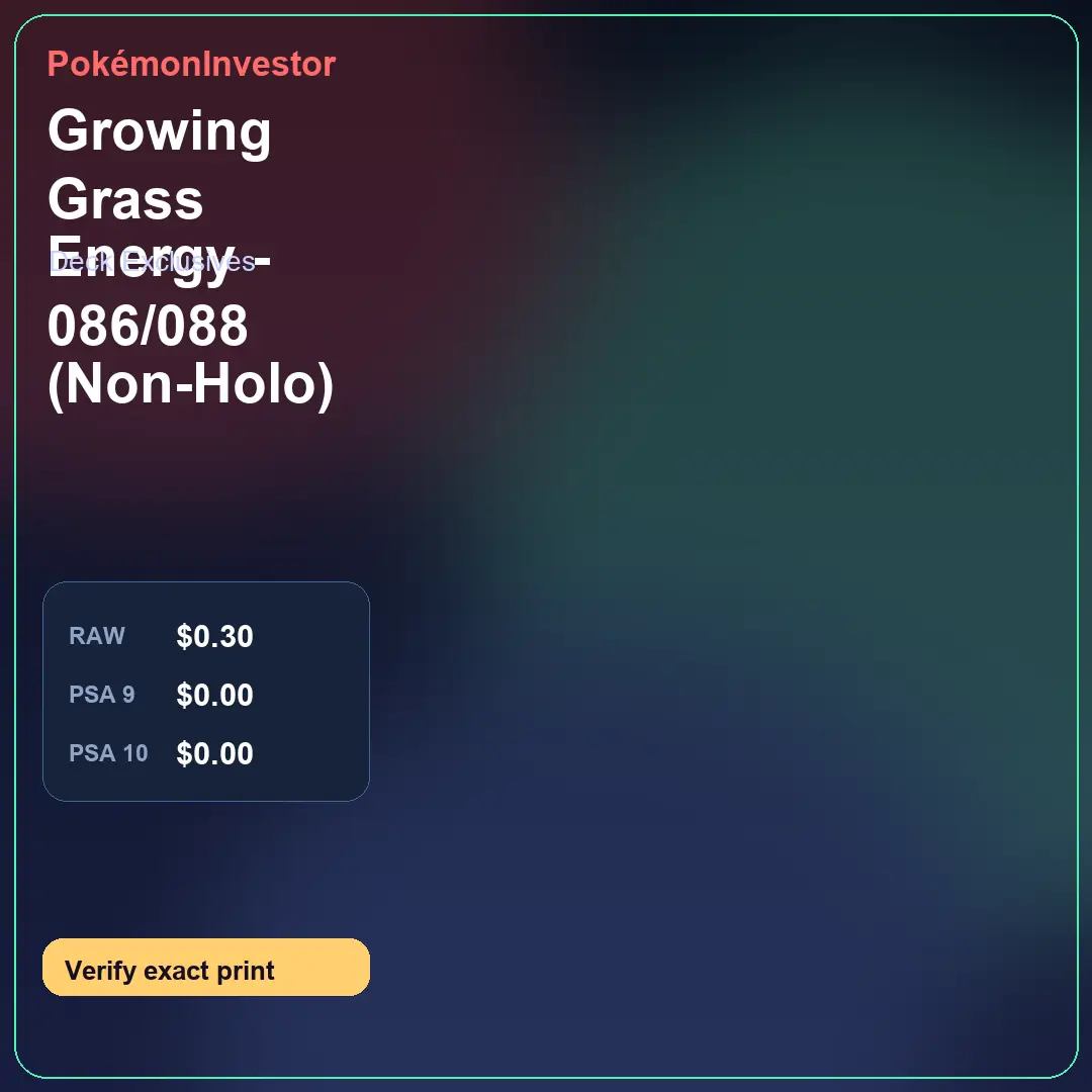 Card research image for Growing Grass Energy - 086/088