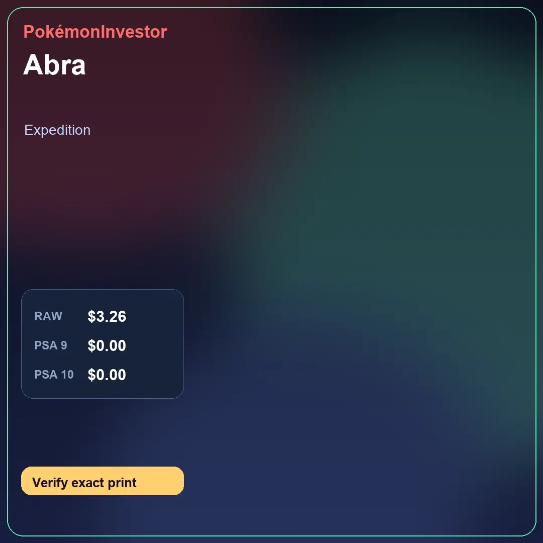 Card research image for Abra