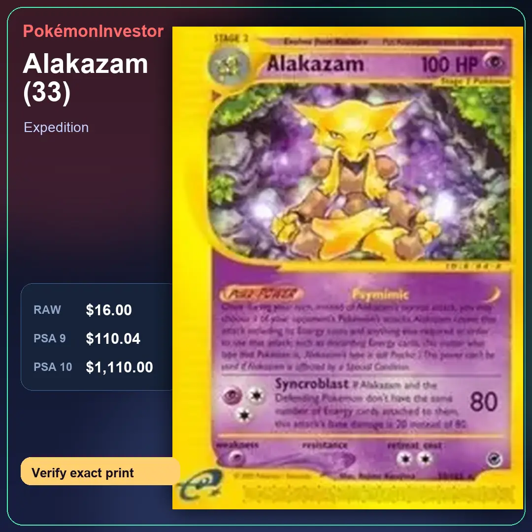 Card research image for Alakazam (33)