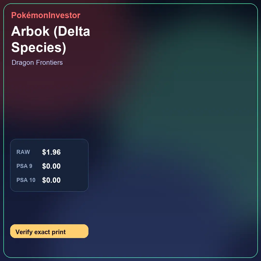 Card research image for Arbok (Delta Species)