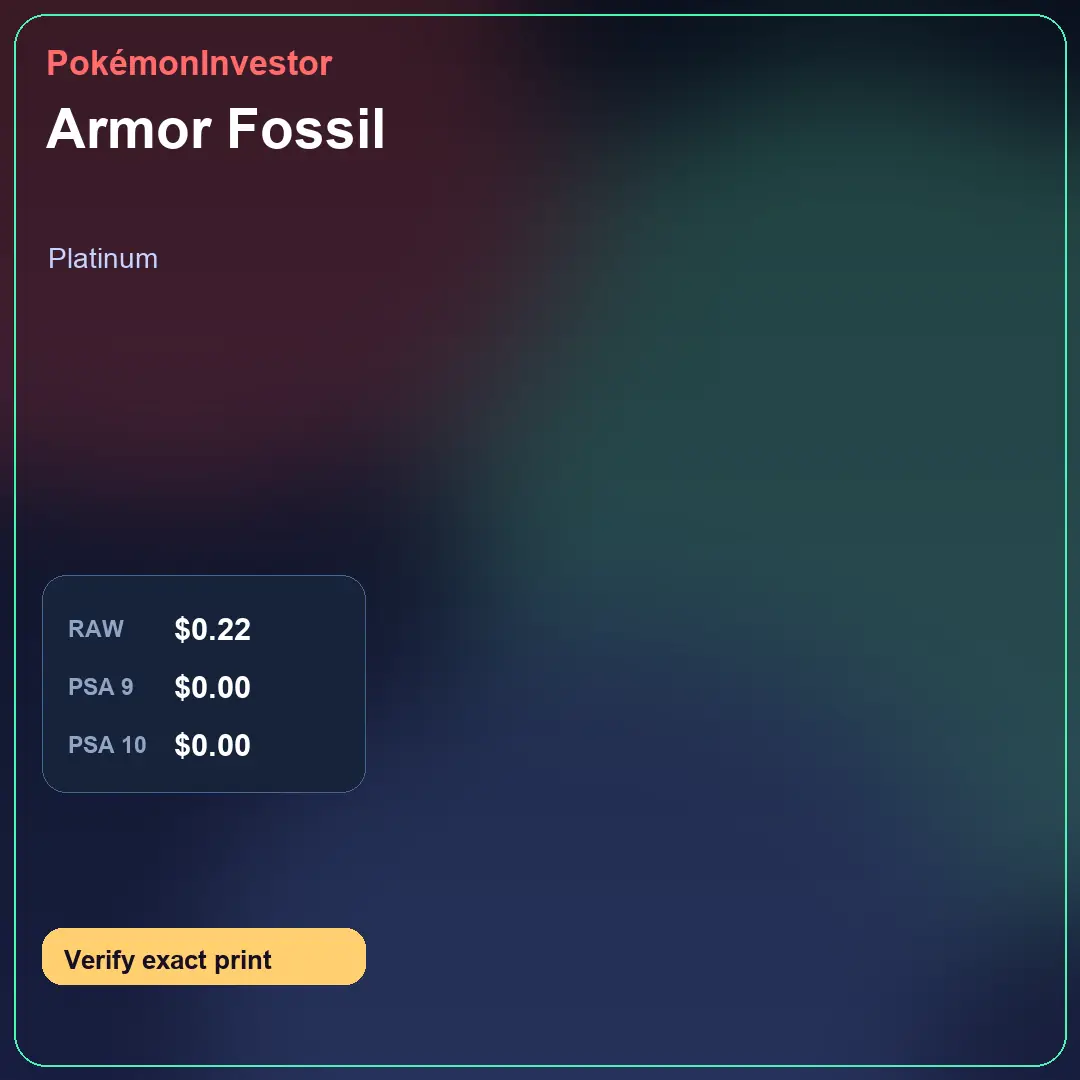 Card research image for Armor Fossil