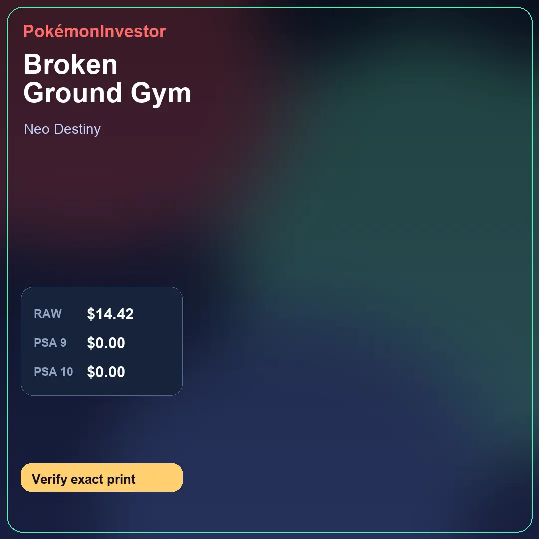 Card research image for Broken Ground Gym