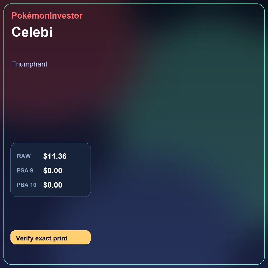 Card research image for Celebi