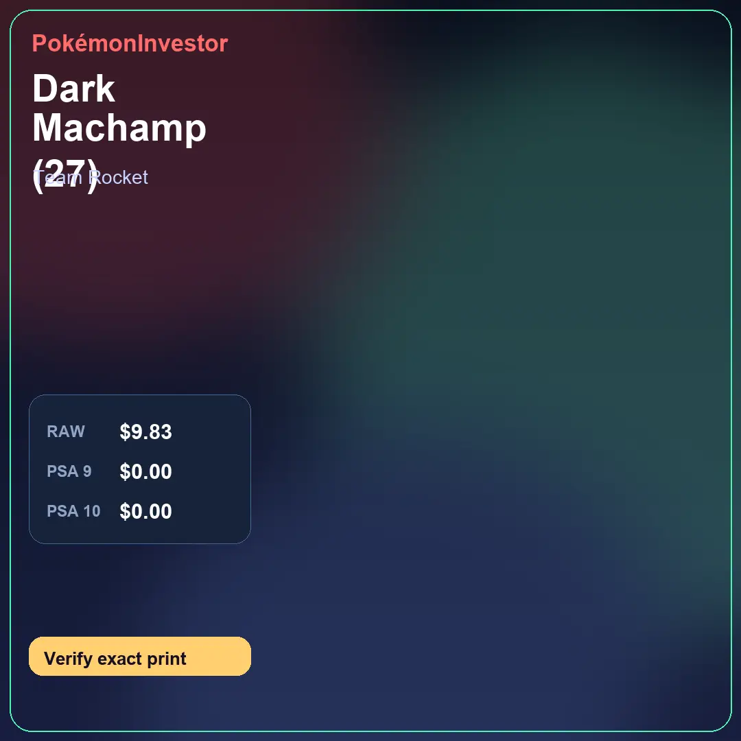 Card research image for Dark Machamp (27)