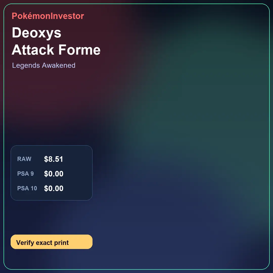 Card research image for Deoxys Attack Forme