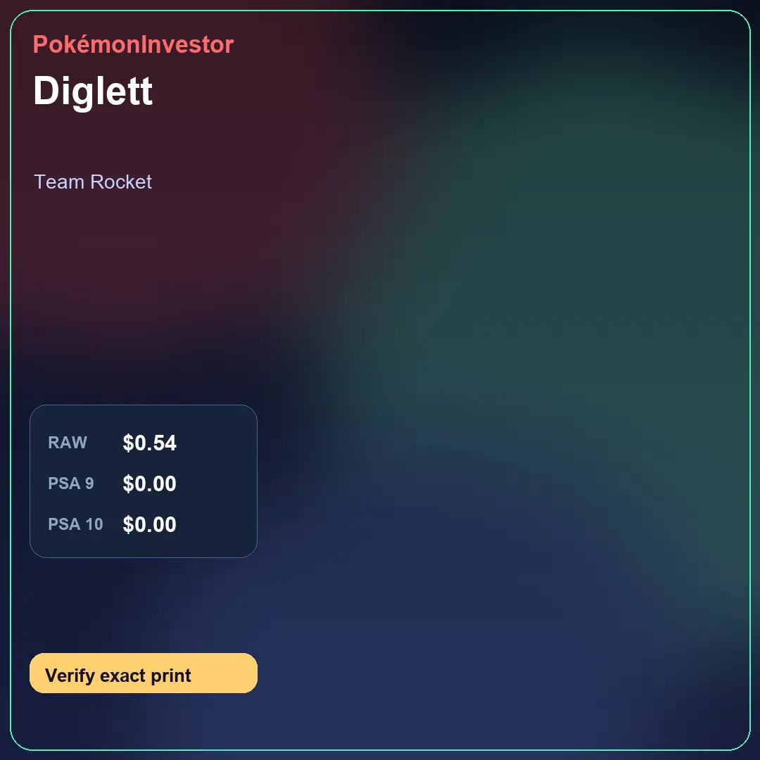 Card research image for Diglett