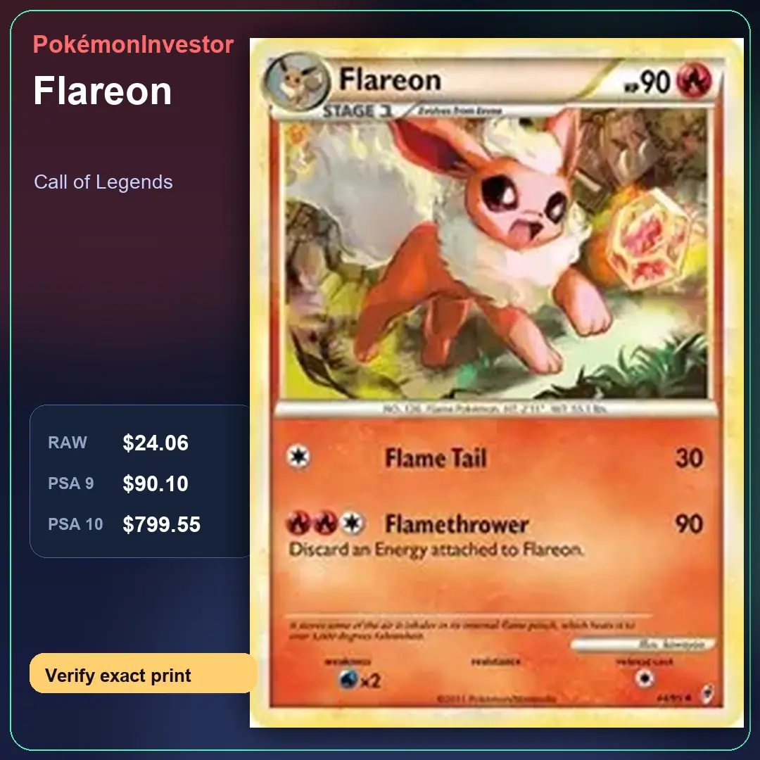 Card research image for Flareon