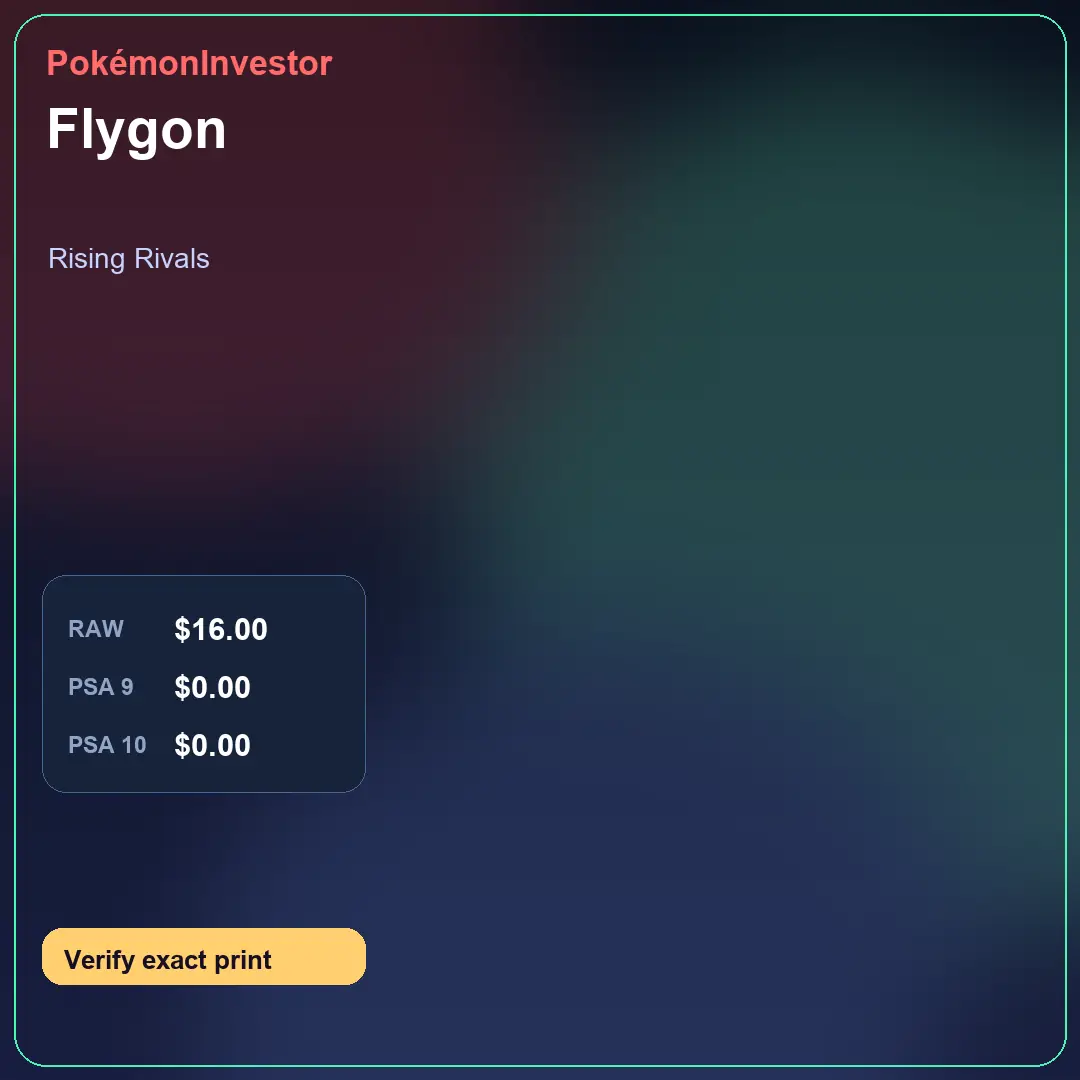 Card research image for Flygon