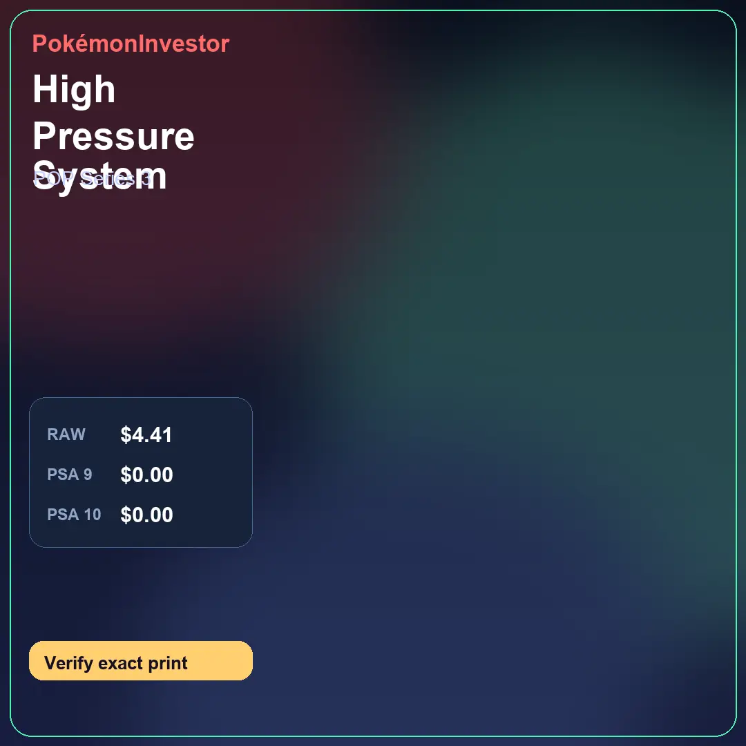 Card research image for High Pressure System