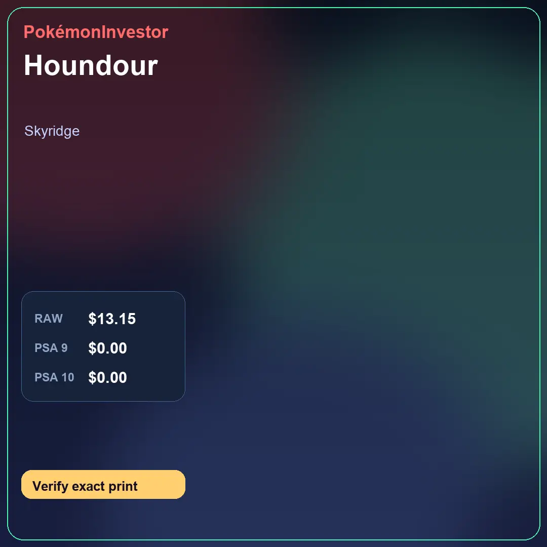 Card research image for Houndour