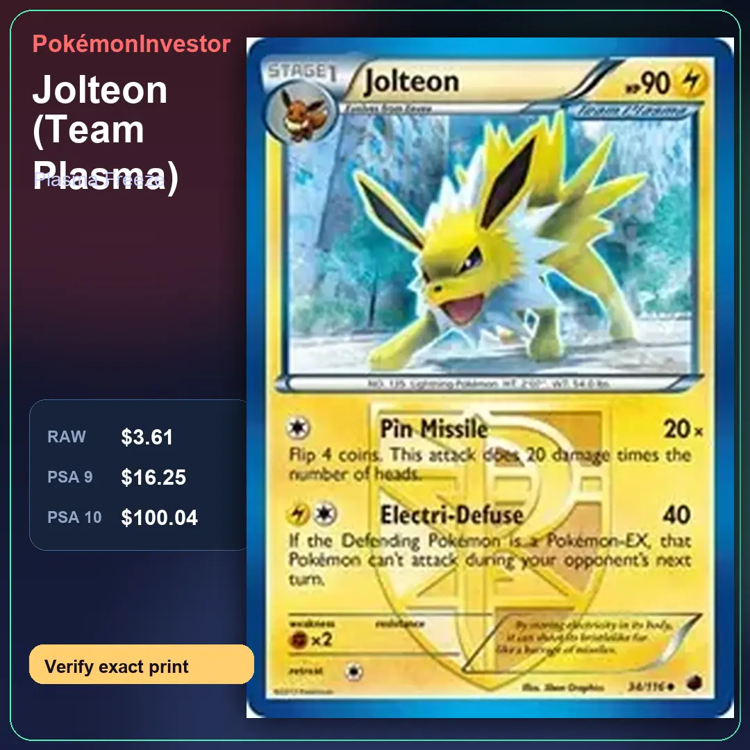 Card research image for Jolteon (Team Plasma)