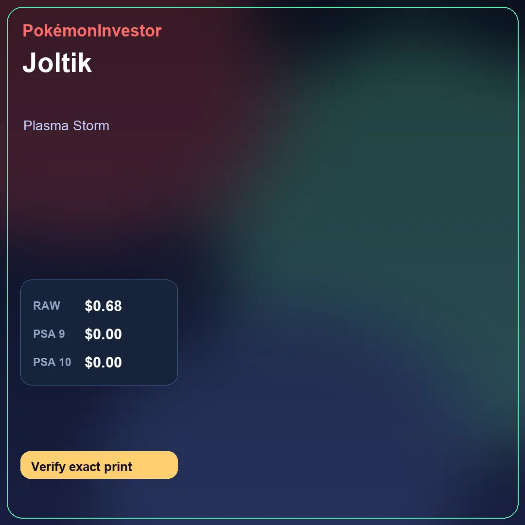 Card research image for Joltik