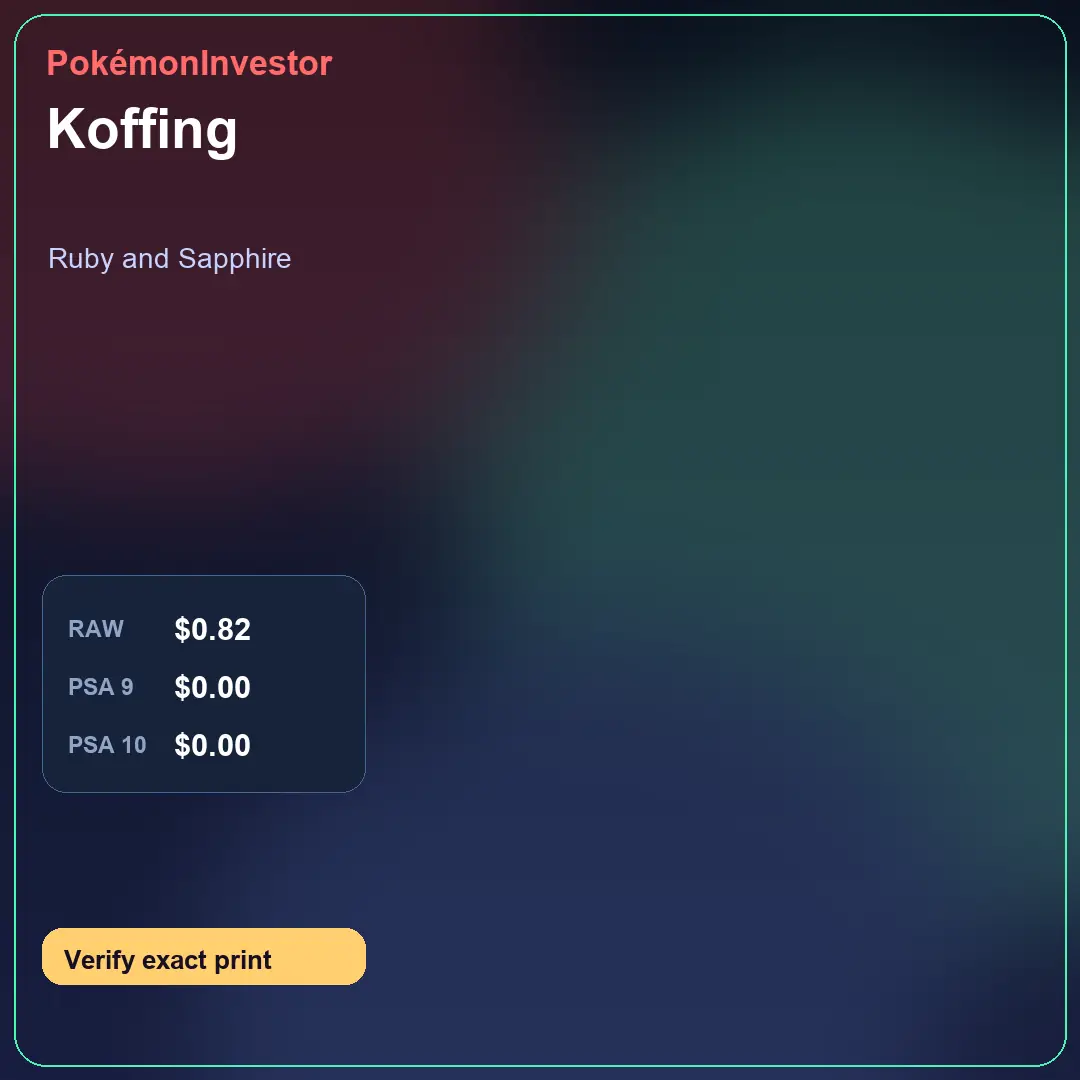 Card research image for Koffing