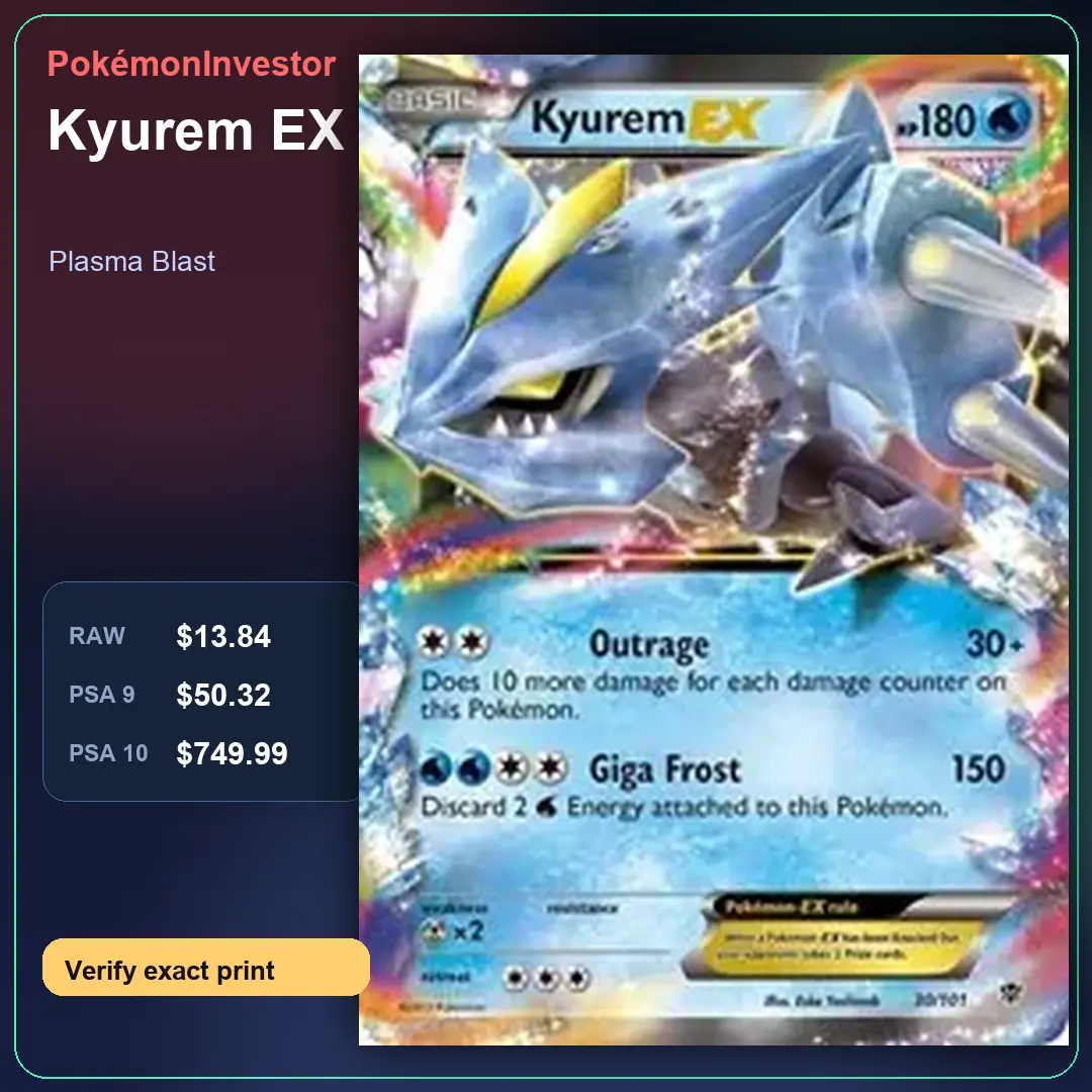 Card research image for Kyurem EX