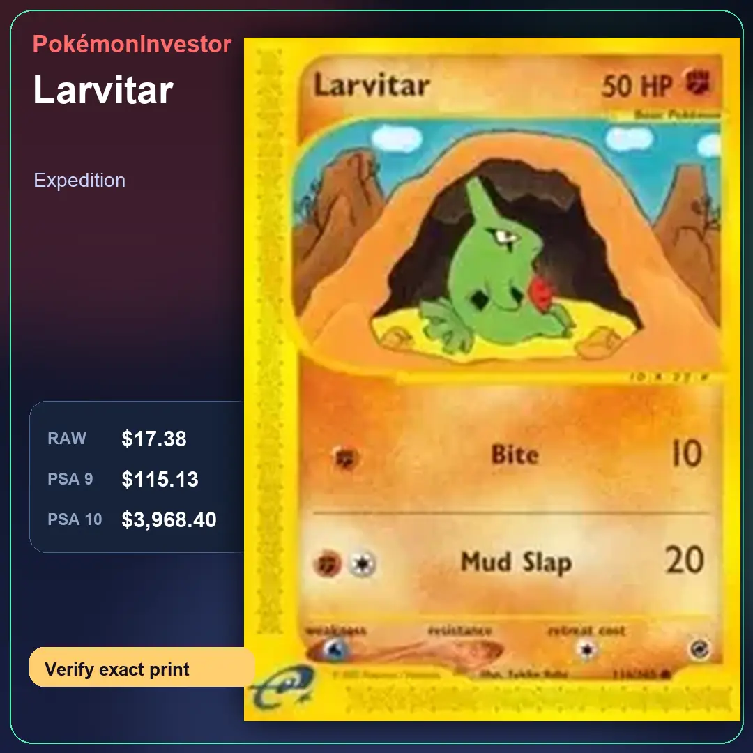 Card research image for Larvitar