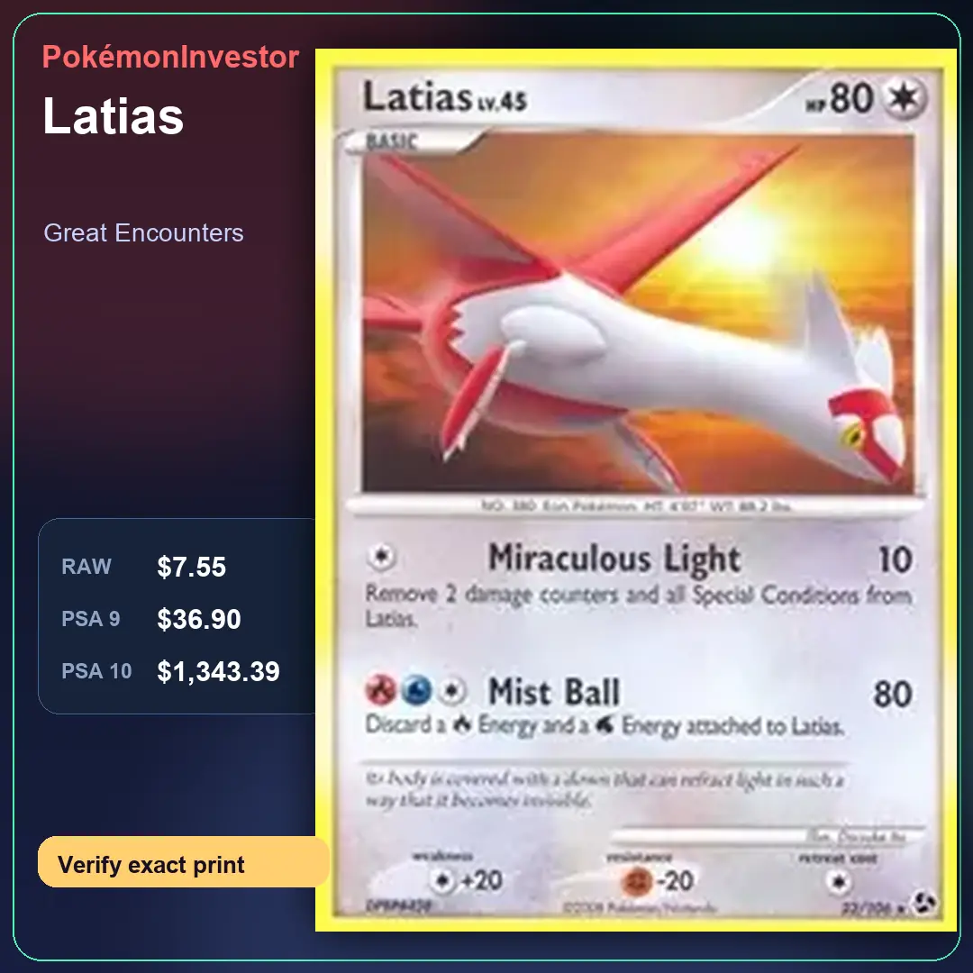 Card research image for Latias