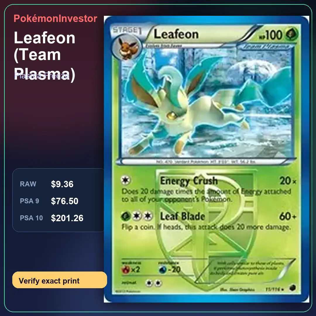Card research image for Leafeon (Team Plasma)