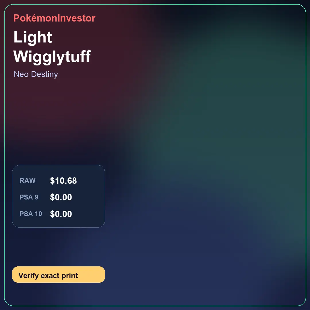 Card research image for Light Wigglytuff