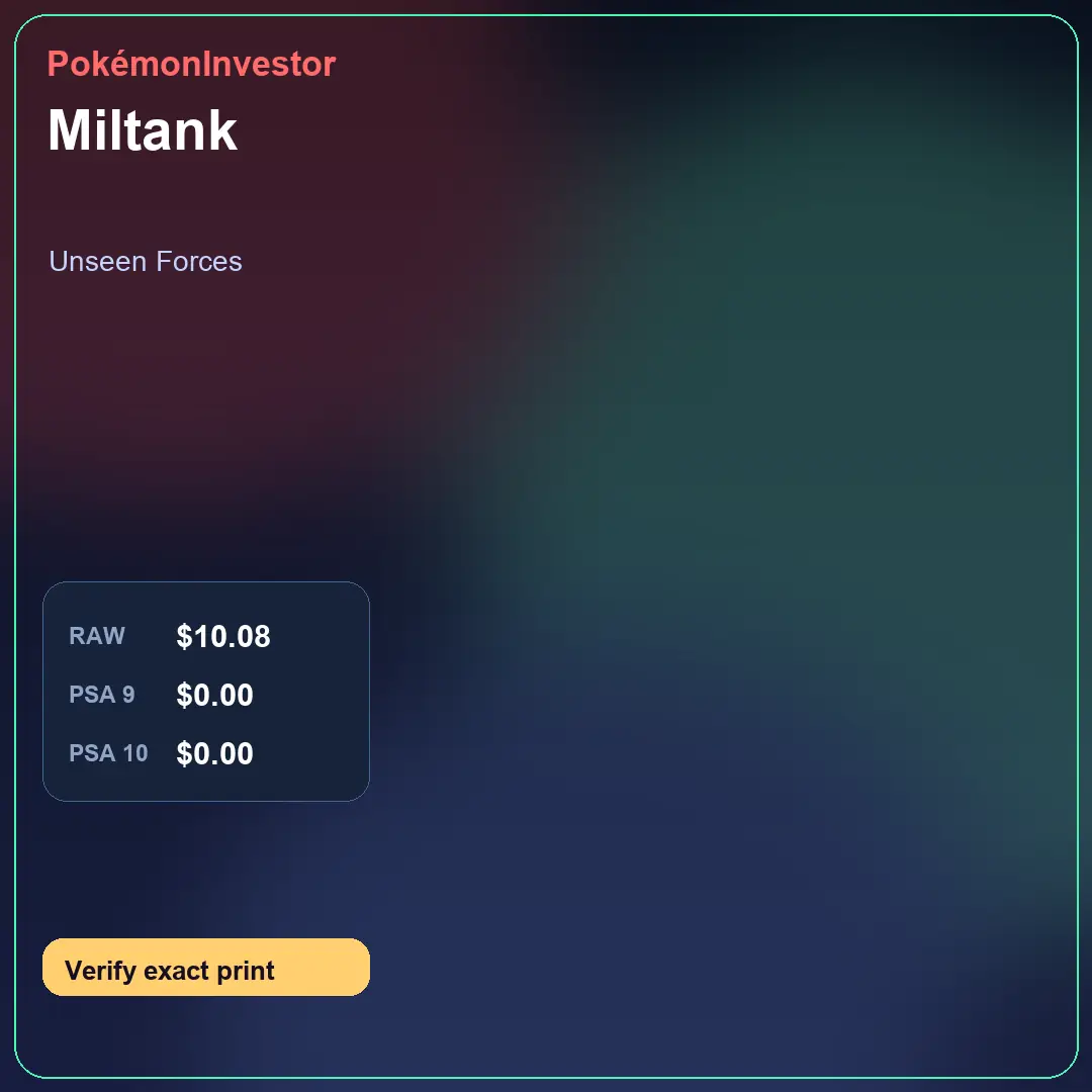Card research image for Miltank