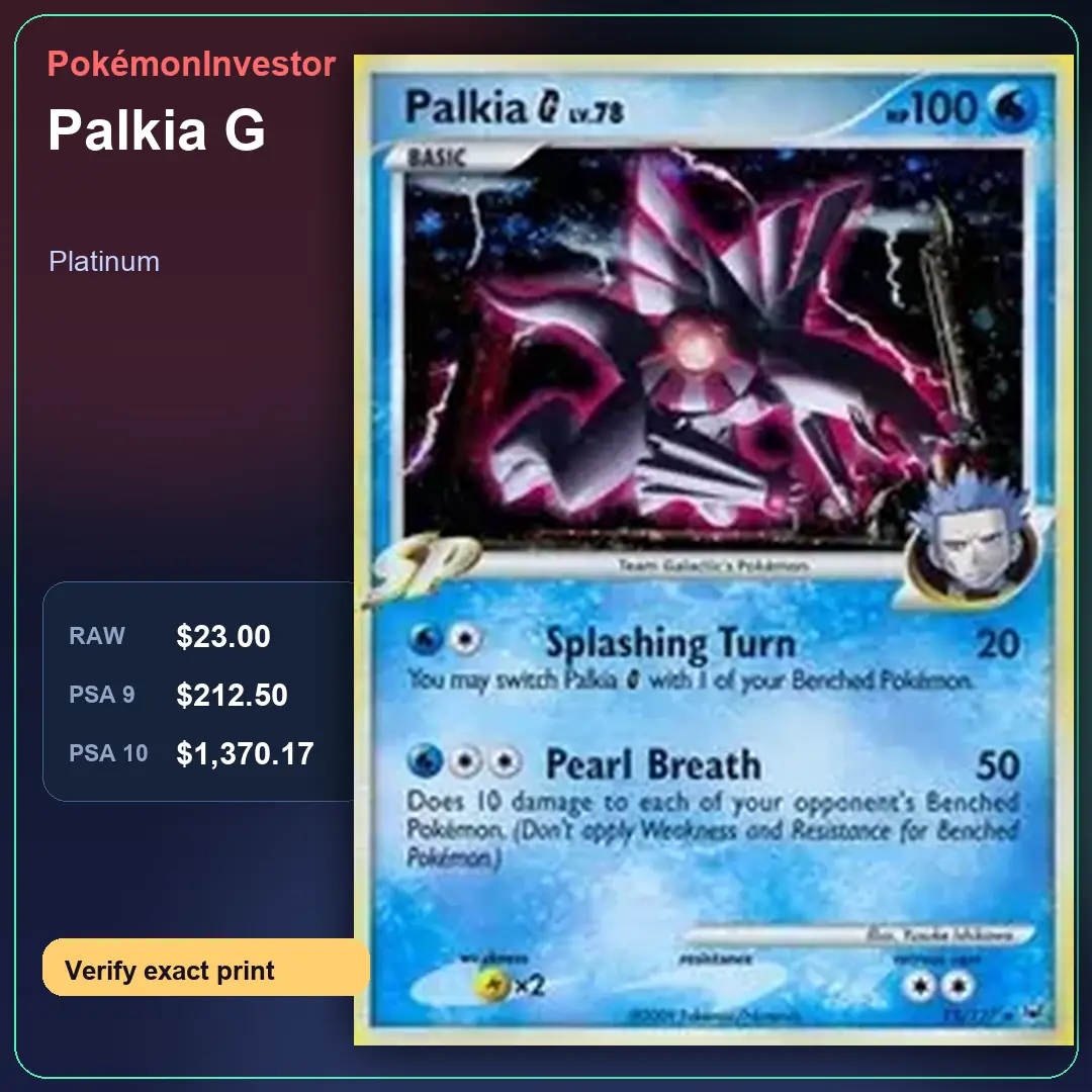 Card research image for Palkia G
