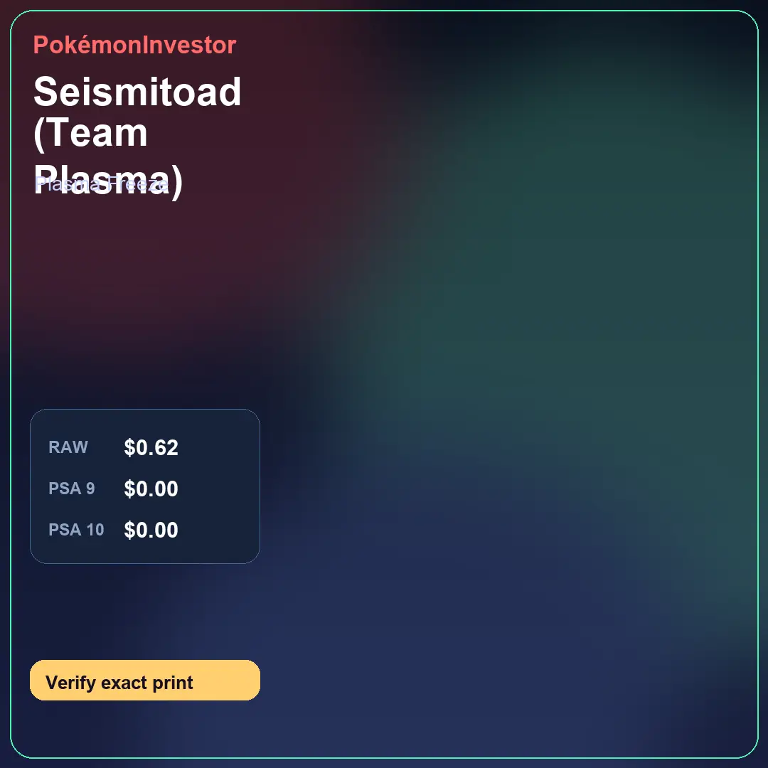 Card research image for Seismitoad (Team Plasma)