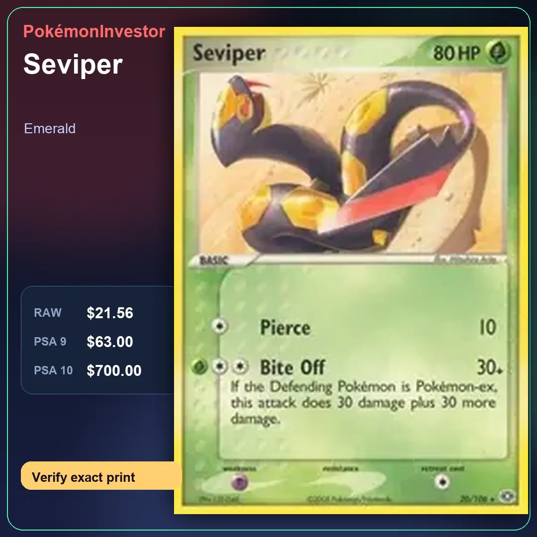 Card research image for Seviper