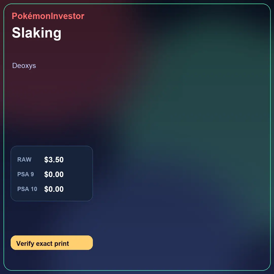 Card research image for Slaking