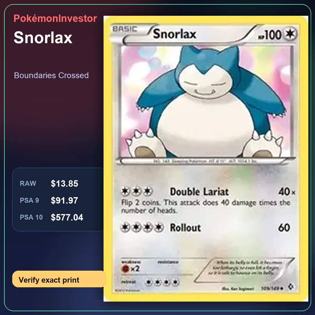 Card research image for Snorlax