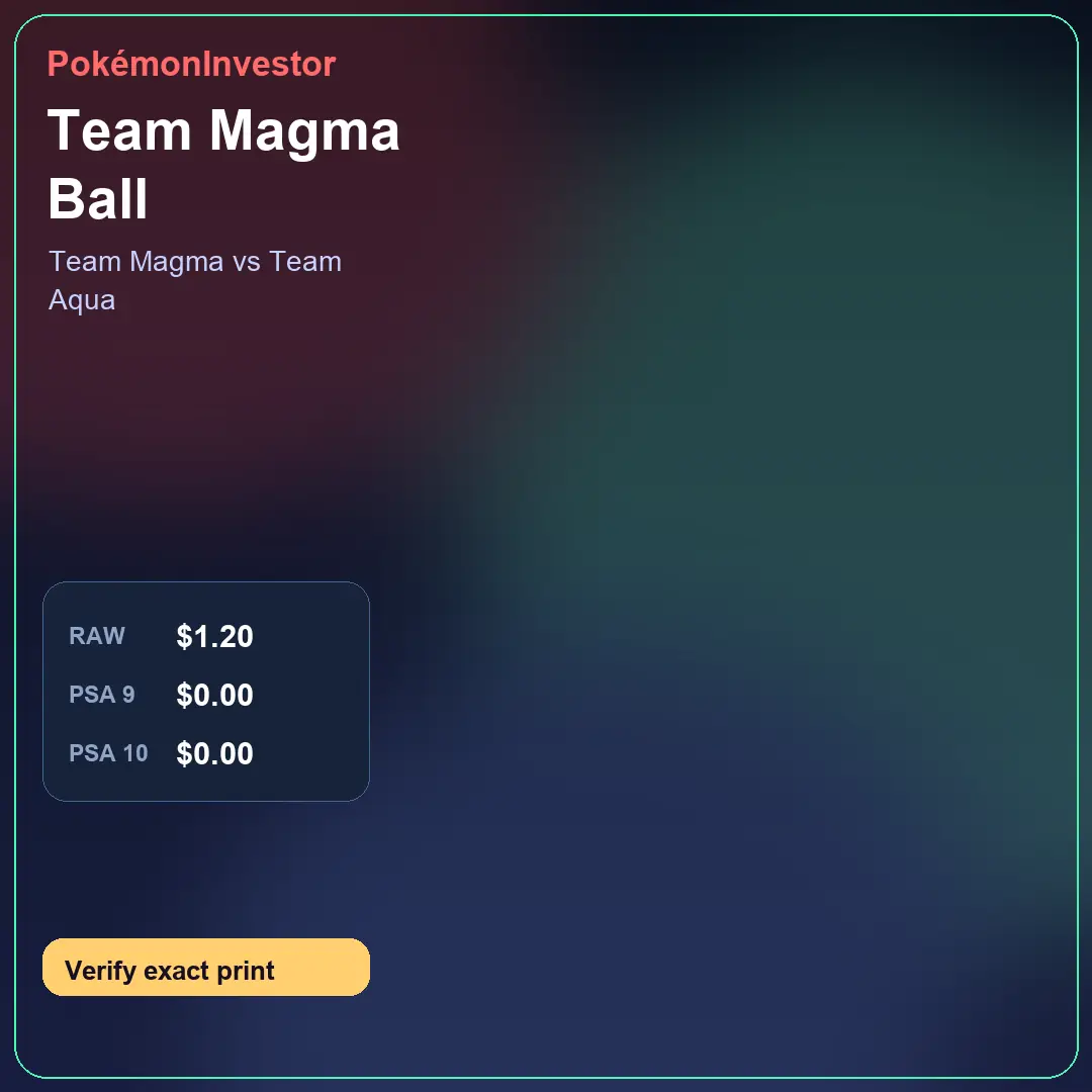 Card research image for Team Magma Ball