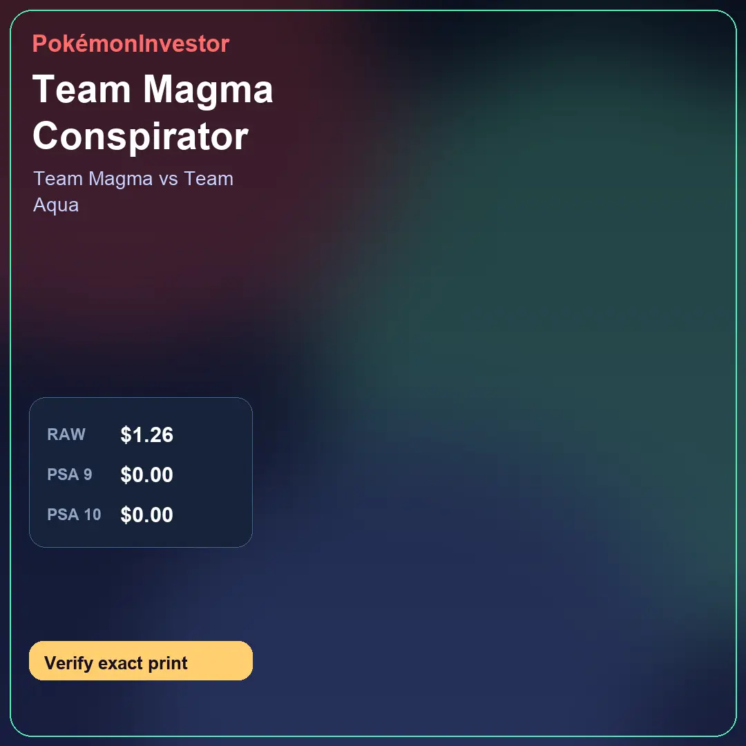 Card research image for Team Magma Conspirator