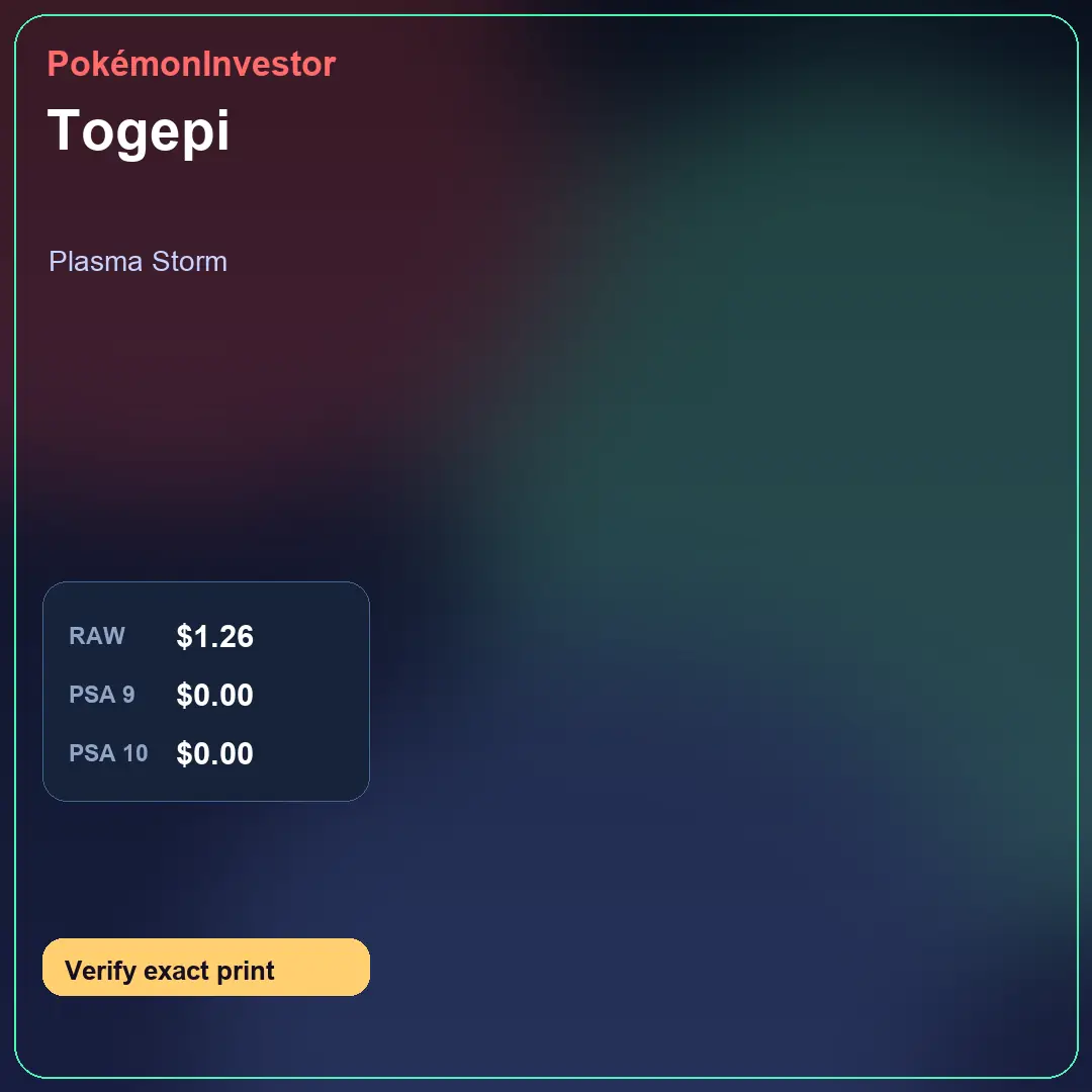 Card research image for Togepi