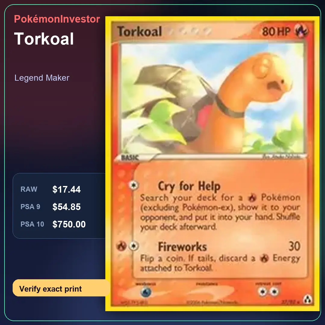Card research image for Torkoal