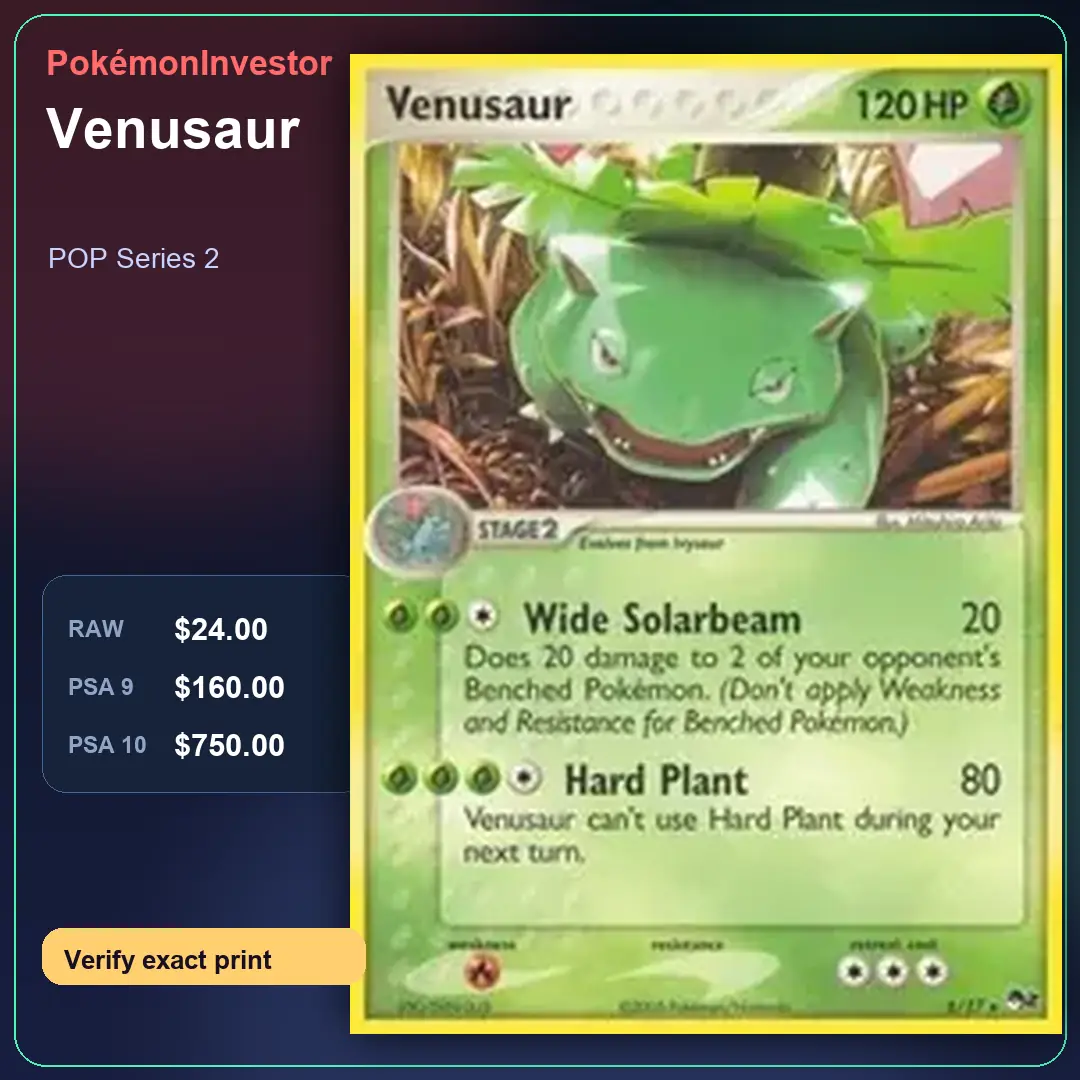 Card research image for Venusaur